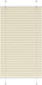 vidaXL - Plissé - rolgordijn - 75x150 - cm - stofbreedte - 74,4 - cm - polyester - crème