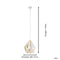 EGLO Carlton 1 - Hanglamp - E27 - Verstelbaar - Wit Goud