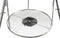 Valhal Outdoor RVS grillrooster - diameter 70cm - opstaande rand, uitneembaar middenstuk - VH.GRILL70