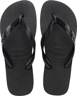 Havaianas TOP - Teenslippers - Rubber zool - Zwart
