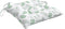vidaXL - Stoelkussens - 2 - st - 50x50x7 - cm - stof - bladpatroon