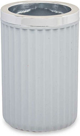 Glas Tandenborstelhouder Grijs Plastic 32 Stuks (7,5 x 11,5 x 7,5 cm)