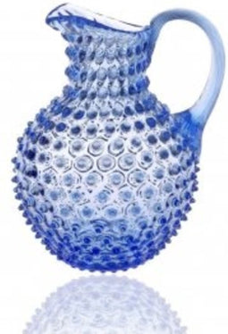 Anna Von Lipa Waterkan Waterkaraf Schenkkan Karaf Glas Paris Hobnail Kan 2L Licht Blauw
