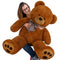 Monzana Knuffelbeer XXL – 150cm Staand Pluch - Bruin