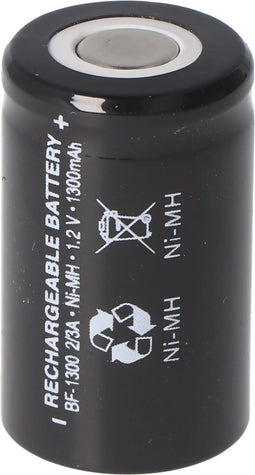 2 / 3A NiMH-batterij 1,2 volt 1300 mAh, de NiMH-batterij met hoge stroomsterkte