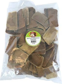 2,5 kg Petsnack buffalo sandwich chicken hondensnack