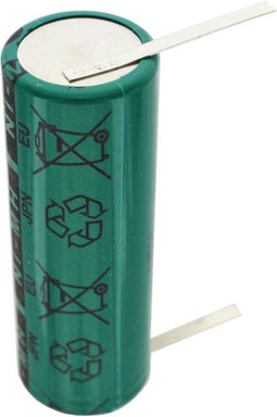 2-delige vervangende batterij (OB27) voor elektrische tandenborstel voor Braun Oral B Triumph 5000-serie - NiMH, afmetingen 50x17mm moeten in acht worden genomen