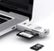 2 In 1 Kaartlezer 512GB - Usb 3.0 - Micro Sd Tf Kaart Geheugenlezer - Hoge Snelheid - Multi-Card Writer - Adapter Flash Drive - Wit