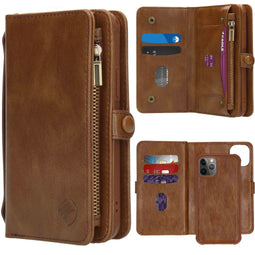 2-in-1 Wallet Bookcase voor de iPhone 11 Pro - Bruin