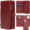 2-in-1 Wallet Bookcase voor de iPhone 12 Mini - Rood