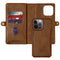 2-in-1 Wallet Bookcase voor de iPhone 13 Pro - Bruin