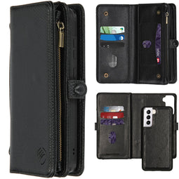 2-in-1 Wallet Bookcase voor de Samsung Galaxy S21 - Snake