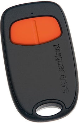 2-kanaals afstandsbediening - SCS SENTINEL - SimplyControl - Oranje, bereik 40 m, frequentie 433,92 MHz, CR2032 lithiumbatterij inbegrepen