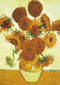 2 Legpuzzels van 1000 stukjes x Sunflowers & Café Terrace at Night, Vincent Van Gogh - Educa Puzzels