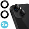 2 Pack Camera lens protector voor de iPhone 13 - Zwart