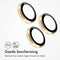 2 Pack Camera lens protector voor de iPhone 14 Pro / 14 Pro Max - Goud