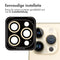 2 Pack Camera lens protector voor de iPhone 14 Pro / 14 Pro Max - Goud