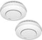 2-Pack ELRO Connects Draadloos Koppelbare Rookmelder FZ5002R - met Hittesensor - voldoet aan Europese norm EN14604