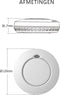 2-Pack ELRO Connects Draadloos Koppelbare Rookmelder FZ5002R - met Hittesensor - voldoet aan Europese norm EN14604