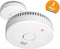 2-Pack ELRO FS1805 Rookmelder met 5 Jaar Batterij en Magneet Montage - Voldoen aan Europese Norm EN14604