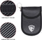 2 Pack - RFID Autosleutel Anti-diefstal Beschermhoes voor Keyless Entry Go Auto's - Dubbele laag RFID Carbon look - Zwart - Auto Sleutel Accessoires gadgets - Kado Cadeau man - vrouw