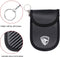 2 Pack - RFID Autosleutel Anti-diefstal Beschermhoes voor Keyless Entry Go Auto's - Dubbele laag RFID Carbon look - Zwart - Auto Sleutel Accessoires gadgets - Kado Cadeau man - vrouw