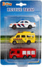 2-play Hulpdienstauto's 8 Cm Wit/geel/rood 3-delig