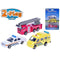 2-play Hulpdienstauto's 8 Cm Wit/geel/rood 3-delig