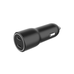 2-poorts USB-autolader, 4.0 A, zwart