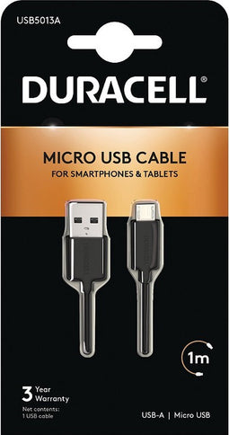 2-Power USB5013A Micro-USB kabel (1 meter, zwart)