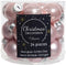 2 stuks 24 Glazen balletjes 25 mm poeder roze