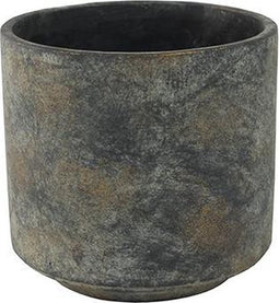 2 stuks Bloempot Saar aarde D16 H15