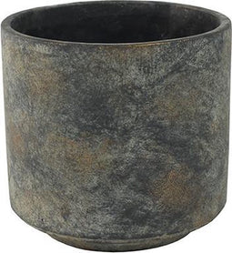 2 stuks Bloempot Saar aarde D18 H17