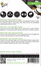 2 stuks - Buzzy - Ramenas Poids D Horloge Type Lange Zwarte