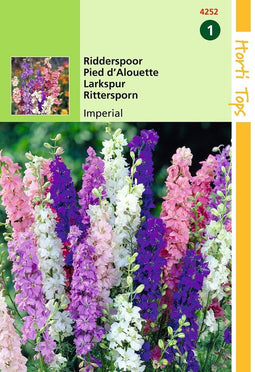 2 stuks Delphinium Consolida Imperial Gemengd