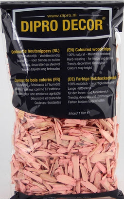 2 stuks - Dipro - Houtsnippers A23 Licht roze 1 liter