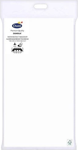 2 stuks - Duni - Tafelkleed wit l138b220 cm