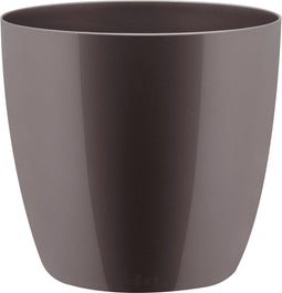 2 stuks - elho - Bloempot Brussels diamond rond 14 cm oyster pearl