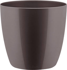 2 stuks - elho - Bloempot Brussels diamond rond 18 cm oyster pearl