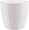 2 stuks - elho - Bloempot Brussels diamond rond 20 cm wit