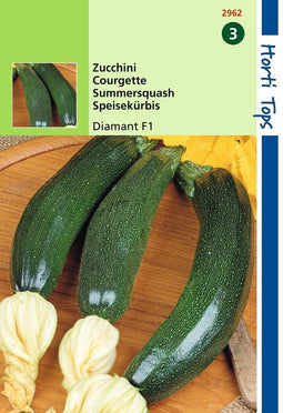 2 stuks - Hortitops - HT Courgette Diamant F1