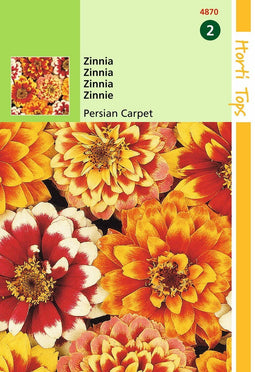 2 stuks - Hortitops - HT Zinnia Persian Carpet gemengd