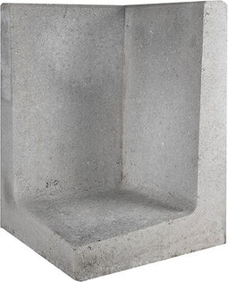 2 stuks! L-Element hoek grijs