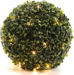 2 stuks LED netverlichting buxus buit diameter 35cm-60L groen warm...