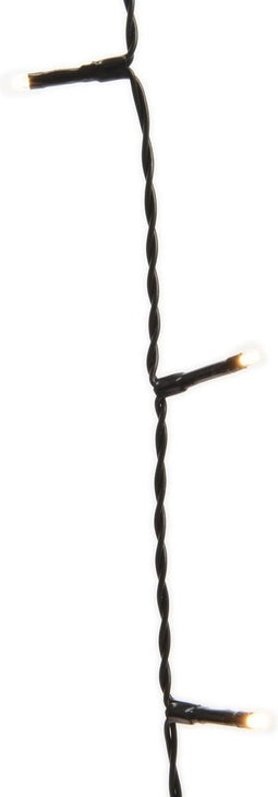 2 stuks LED ricelights buiten 3 m 40L zwart klassiek warm