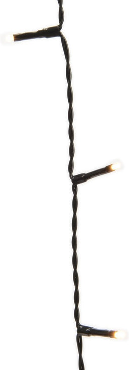 2 stuks LED ricelights buiten 6 m 80L zwart klassiek warm