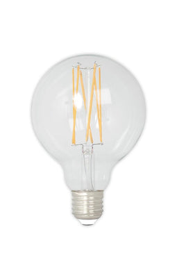 2 stuks LED volglas LangFilament Globelamp 240V 4W 350lm E27 GLB95, Helder 2300K Dimbaar