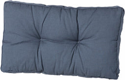 2 stuks! Lounge kussen rug 73x43 Rib grey