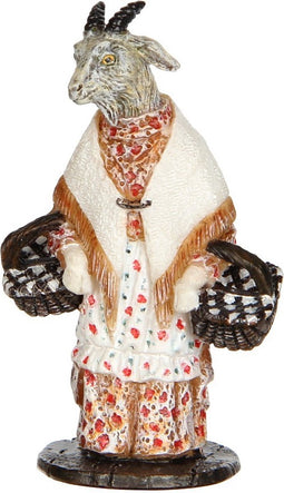 2 stuks - Luville - Moeder geit 7 cm hoog