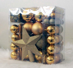 2 stuks Oosterik Home kerstversiering box goud